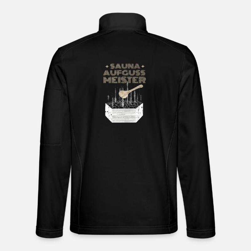 Sauna Aufguss Meister - Unisex Softshelljacke - Schwarz