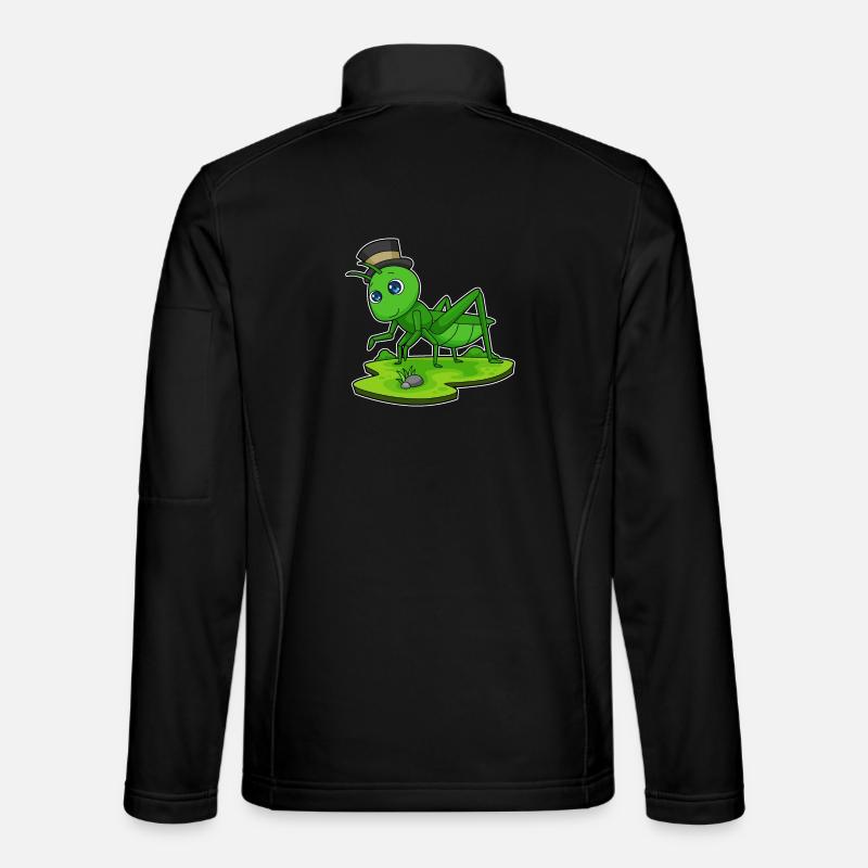 Caterpillar Gentleman Top Hat - Unisex Softshell Jacket - black