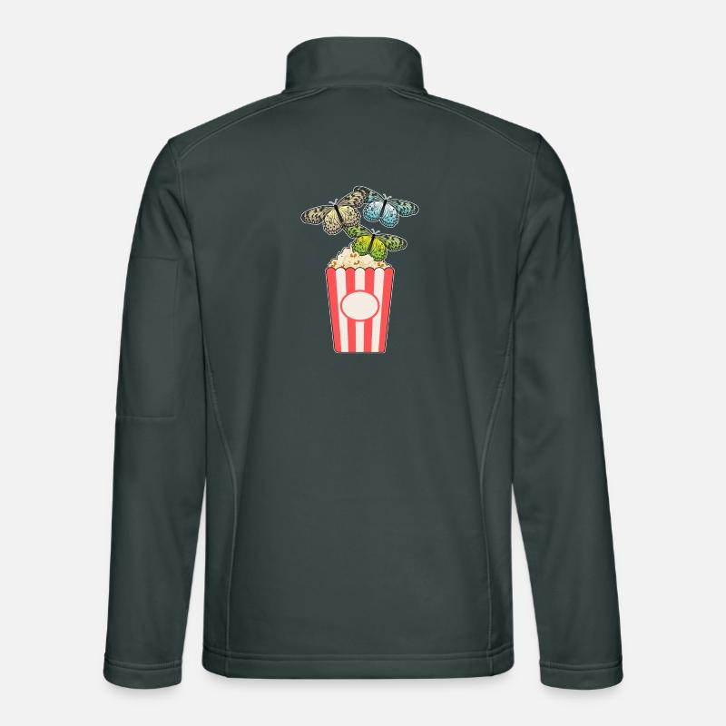 Butterfly Popcorn Unisex Softshell Jacket