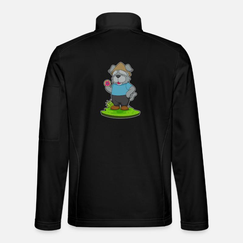 Dog Donut - Unisex Softshell Jacket - black