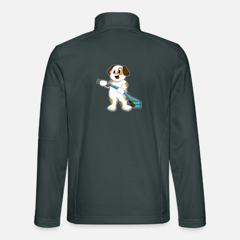 Dog Firefighter Fire Hose Fire Brigade Unisex Softshell Jacket