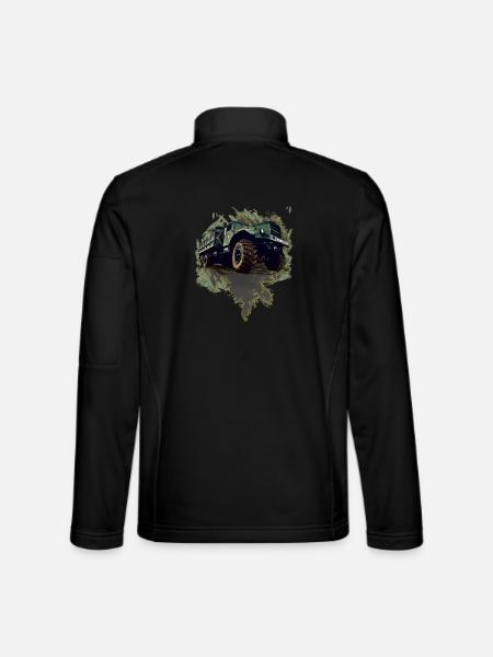 Kraz LKW - Unisex Softshelljacke - Schwarz