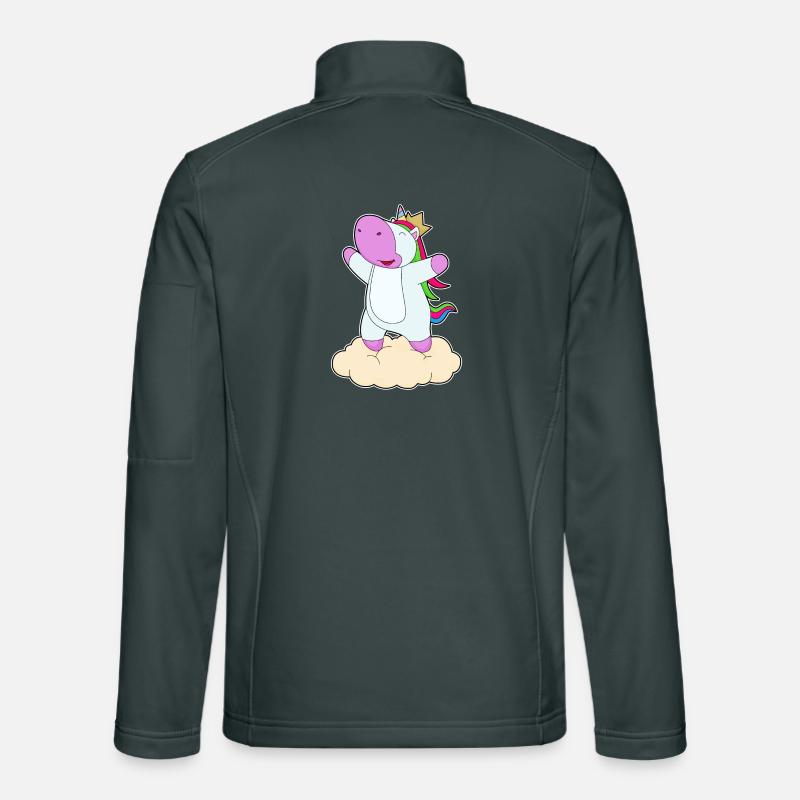 Couronne de licorne Veste en tissu softshell Unisexe