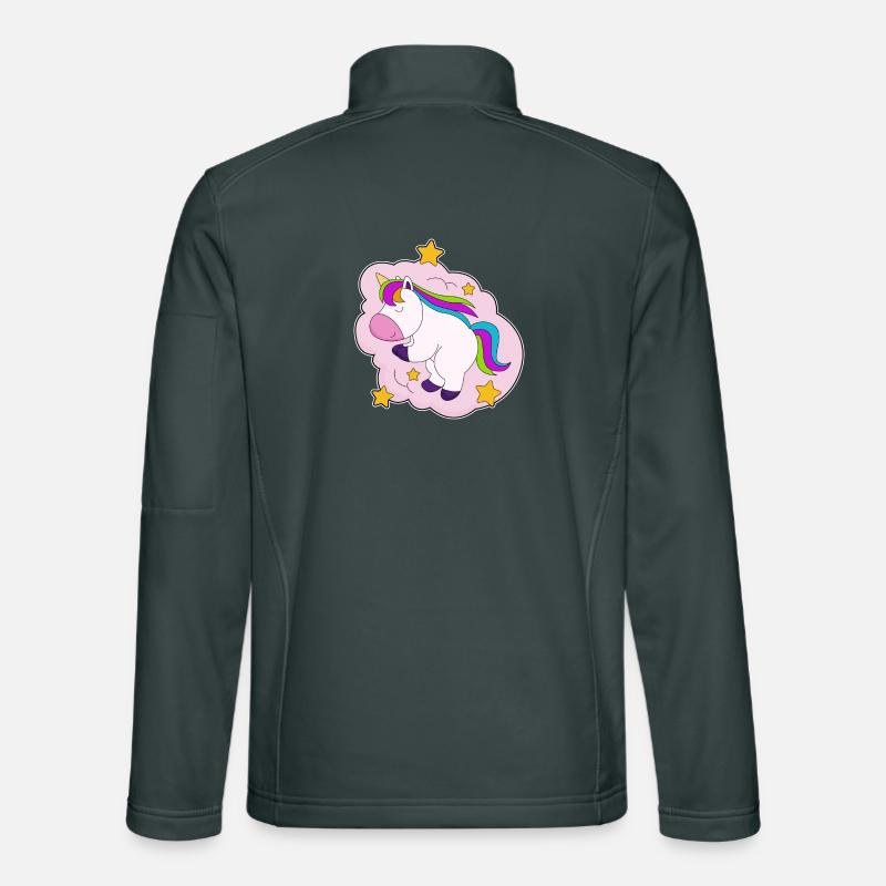 Unicorn Clouds Unisex Softshell Jacket