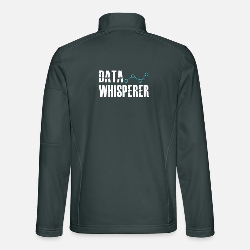 Data Whisperer Science Analyst Software Engineer Unisex Softshelljacke