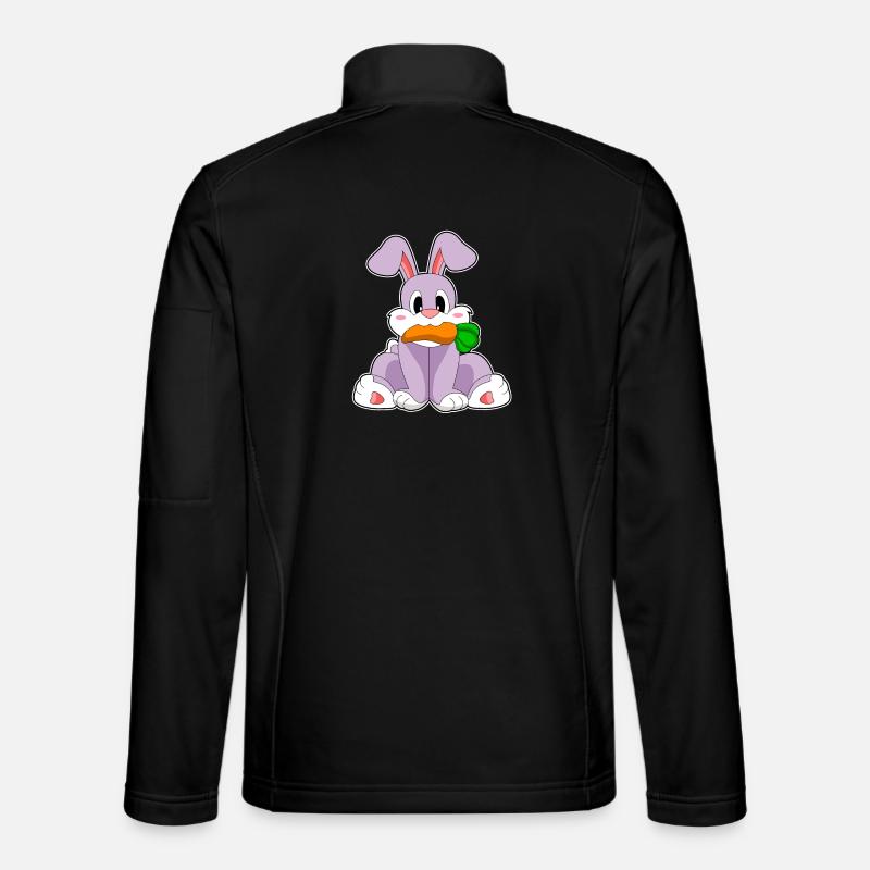 Rabbit Carrot - Unisex Softshell Jacket - black
