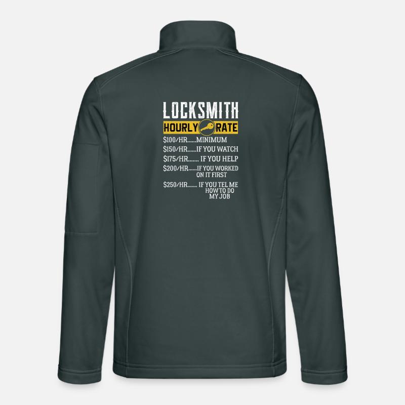 Locksmith Hourly rates Locksmith Unisex Softshell Jacket