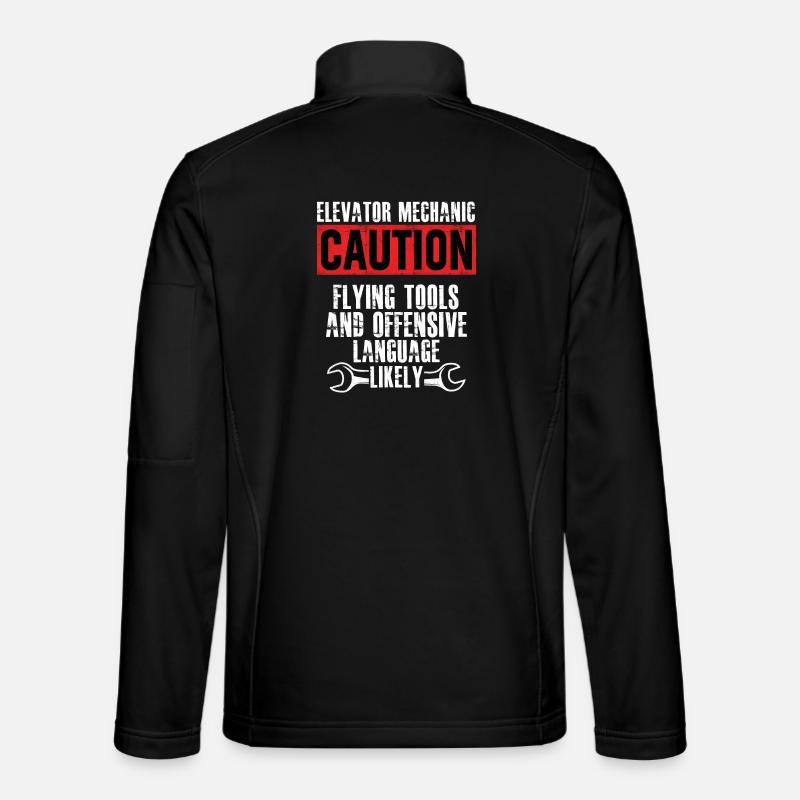 Aufzugsmechaniker Flugwerkzeugtechniker - Unisex Softshelljacke - Schwarz