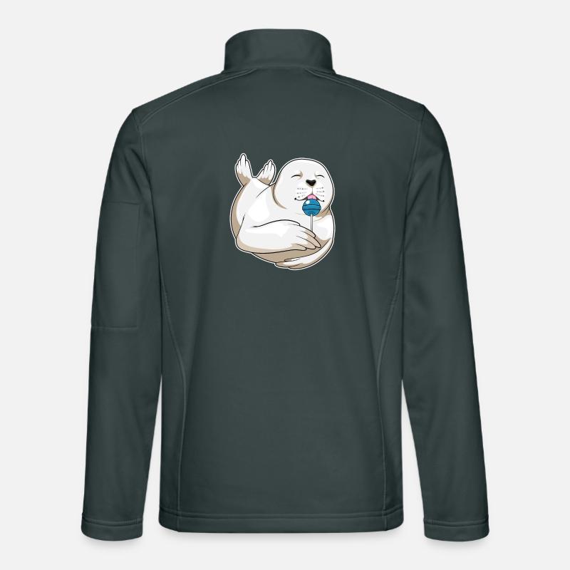 Sucette de phoque Veste en tissu softshell Unisexe