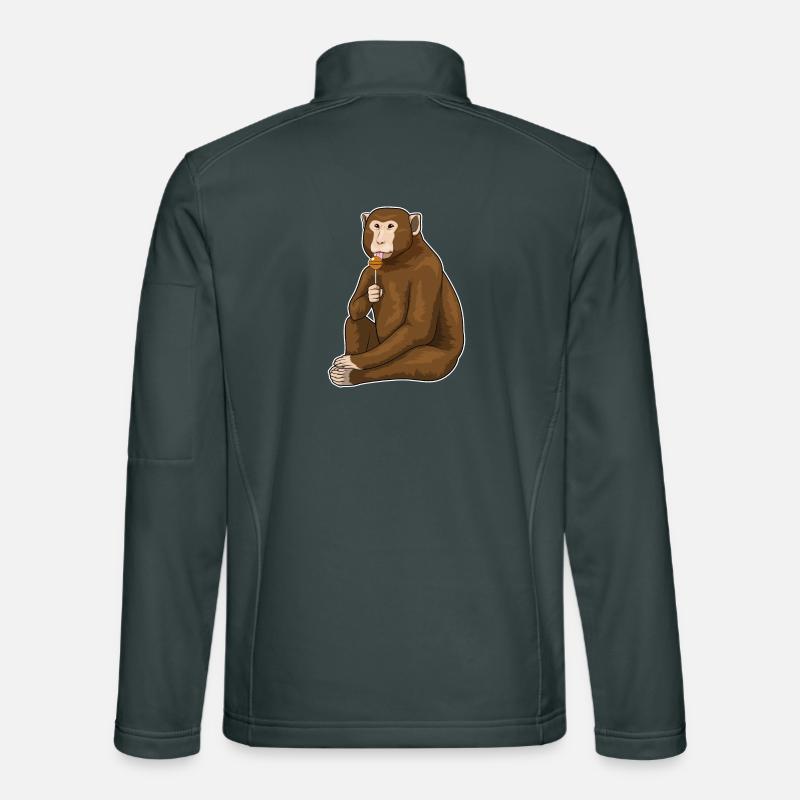 Monkey Lollipop Unisex Softshell Jacket
