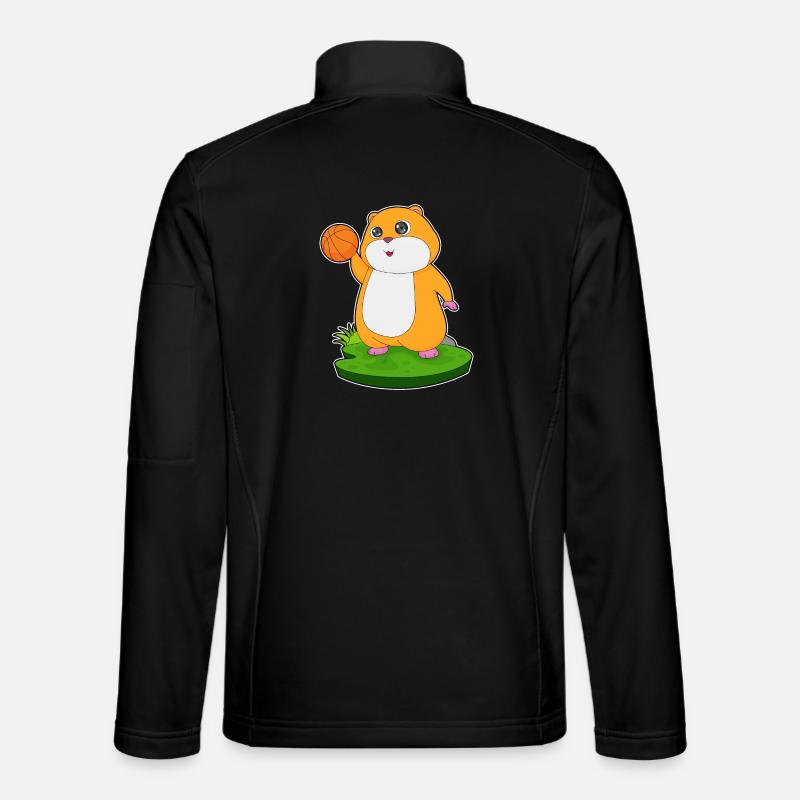 Hamster Basketteur Basketteur - Veste en tissu softshell Unisexe - noir