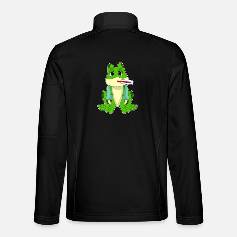 Thermomètre clinique Frog - Veste en tissu softshell Unisexe - noir