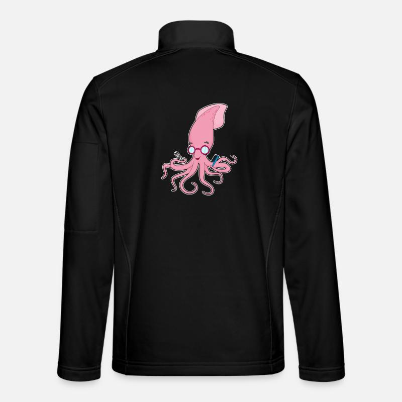 Calmar Coiffeur Ciseaux - Veste en tissu softshell Unisexe - noir