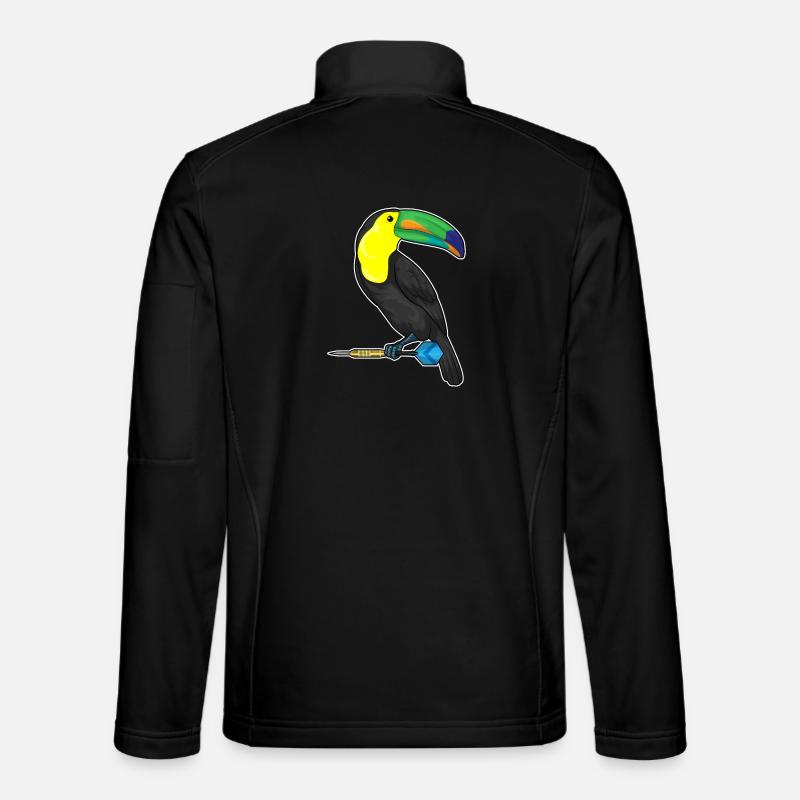 Toucan Dart Dart - Veste en tissu softshell Unisexe - noir
