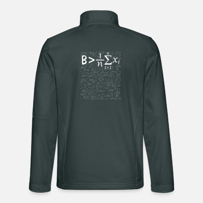 Math inspiration Be Greater Than Average Unisex Softshell Jacket