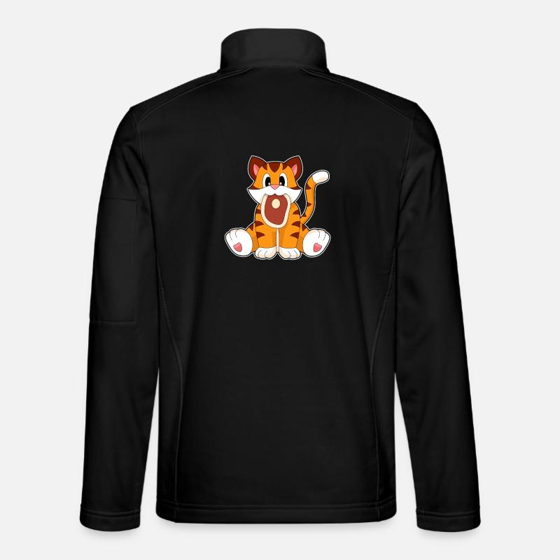Viande de tigre - Veste en tissu softshell Unisexe - noir