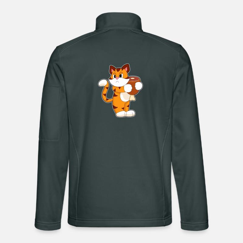 Viande de tigre Veste en tissu softshell Unisexe
