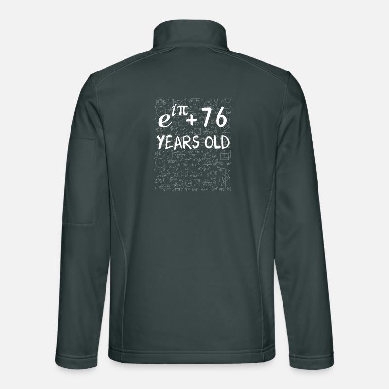 75. Geburtstag 75 Jahre Euler Identity Unisex Softshelljacke