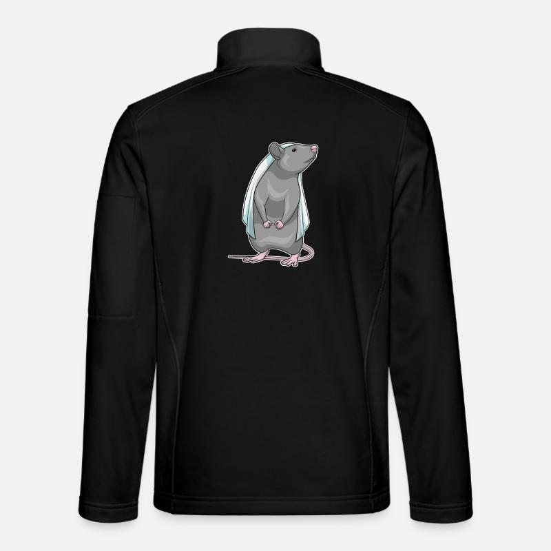 Ratte Braut Schleier Hochzeit Unisex Softshelljacke