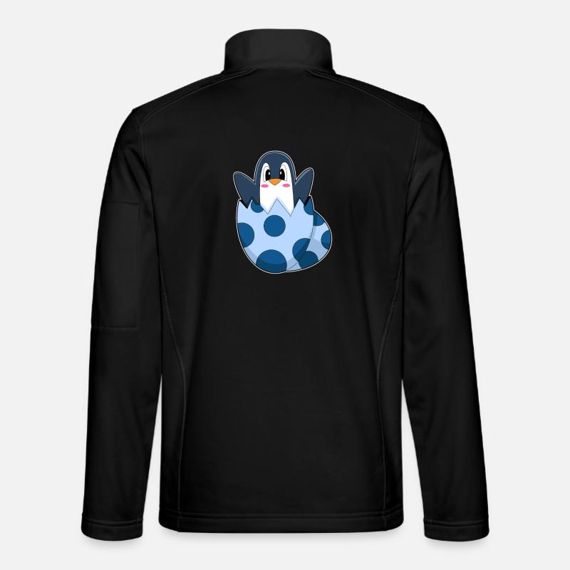 Penguin Egg - Unisex Softshell Jacket - black