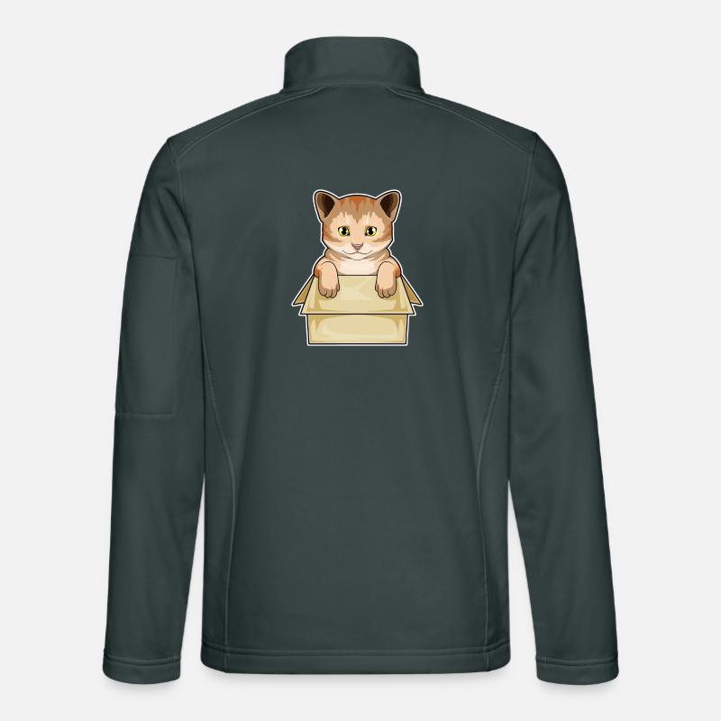 Katze Karton Unisex Softshelljacke