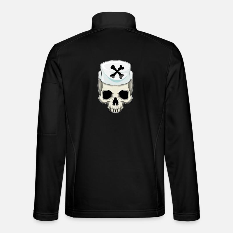 Infirmière crânienne - Veste en tissu softshell Unisexe - noir