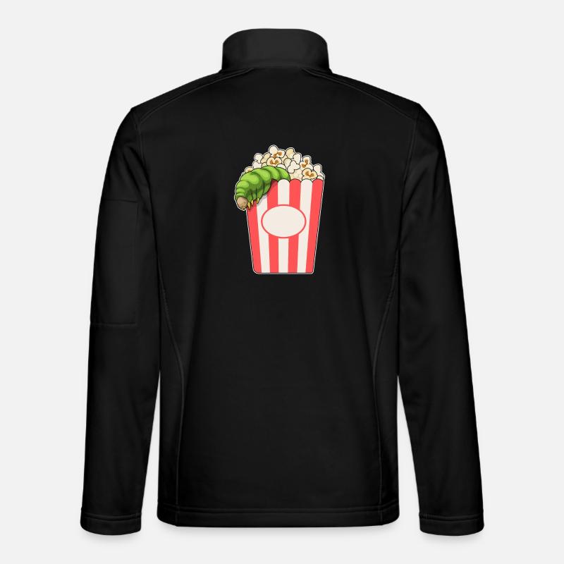 Raupe Popcorn - Unisex Softshelljacke - Schwarz
