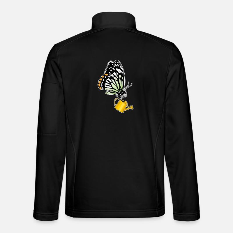 Butterfly watering can Unisex Softshell Jacket