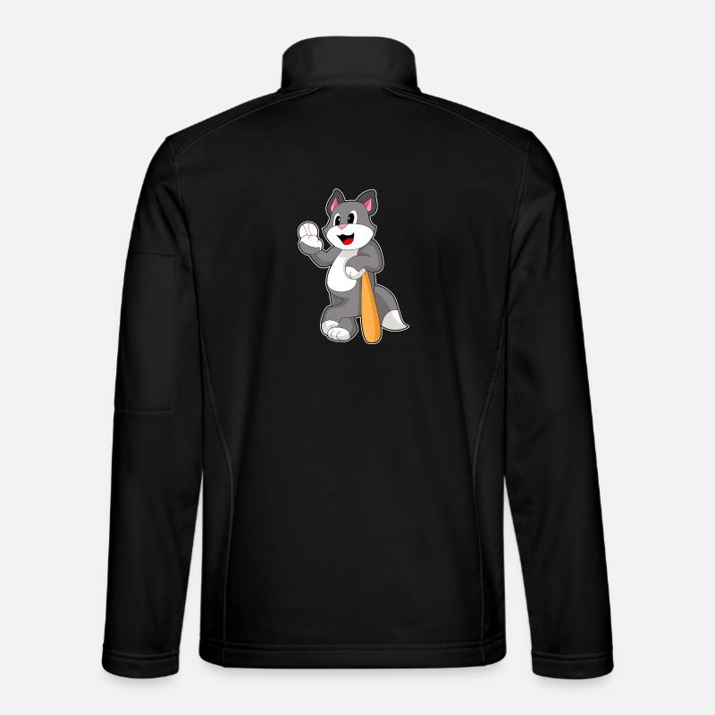 Battes de baseball de baseball pour chats Veste en tissu softshell Unisexe