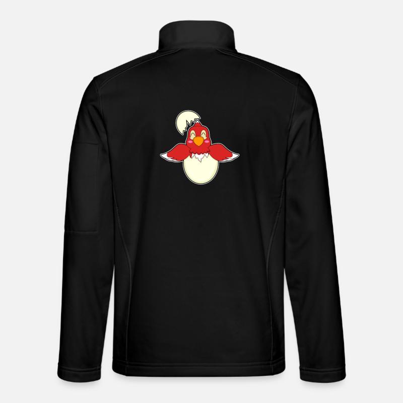Parrot Egg - Unisex Softshell Jacket - black