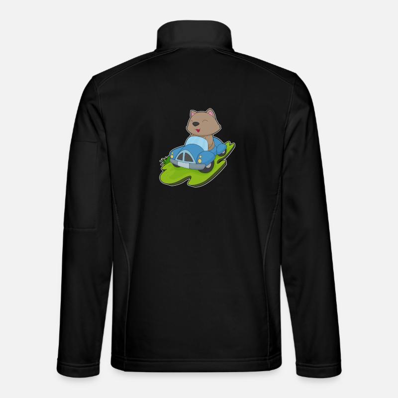 Cat Car - Unisex Softshell Jacket - black