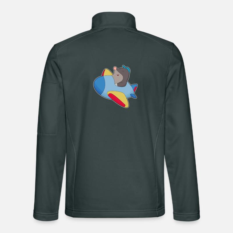Maulwurf Flugzeug Unisex Softshelljacke