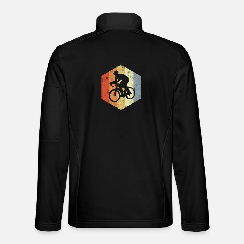 Lustiger Radfahrer Unisex Softshelljacke