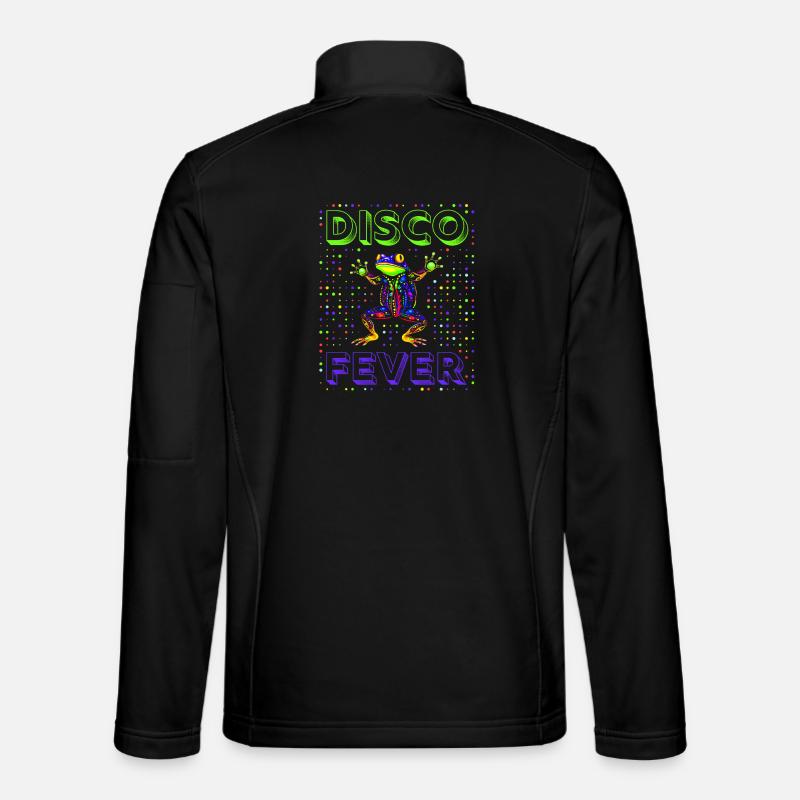 Frog Disco Fever - Unisex Softshelljacke - Schwarz