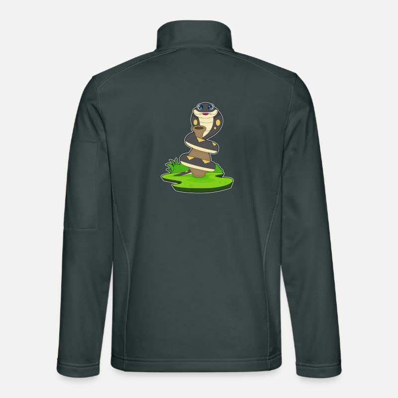 Snake Vase Unisex Softshell Jacket