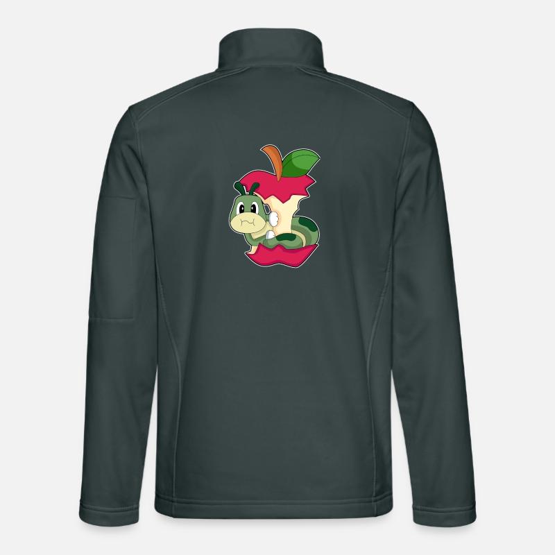 Raupe Apfel Unisex Softshelljacke