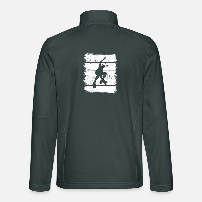 Roller skater sketch Unisex Softshell Jacket