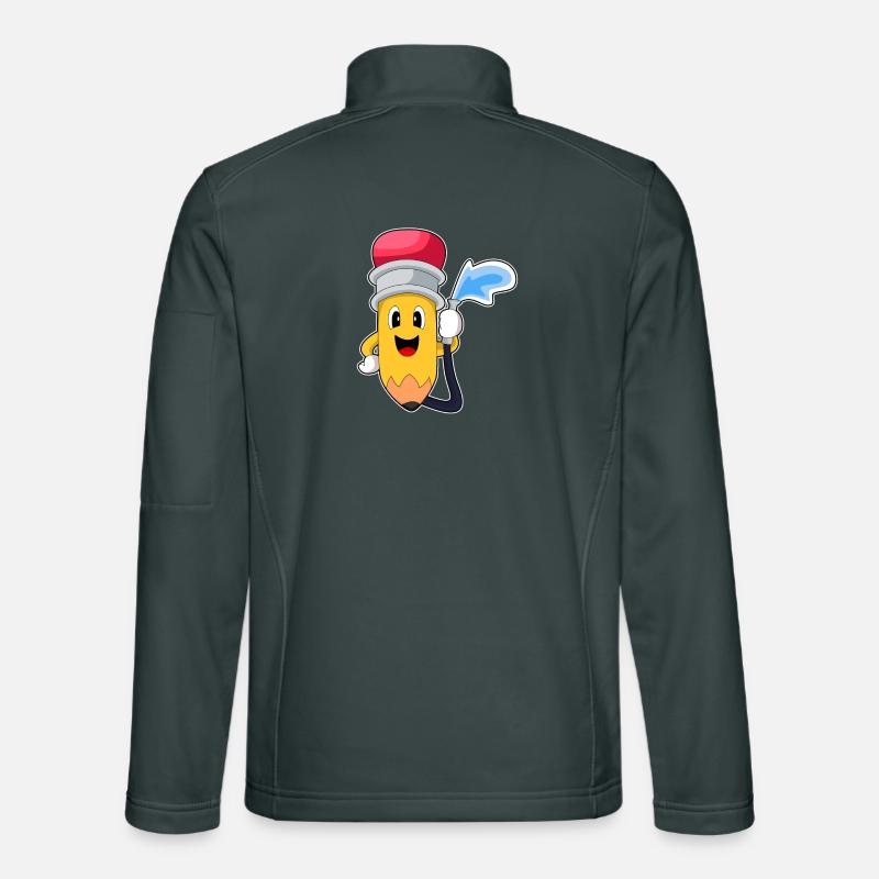 Pompiers Crayons Brigade Veste en tissu softshell Unisexe