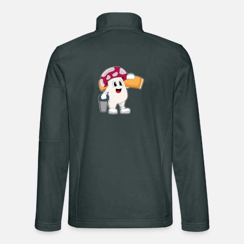 Métier de charpentier à champignons Veste en tissu softshell Unisexe
