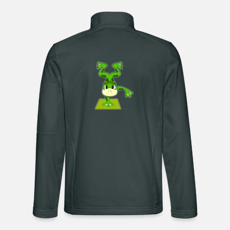 Frog Handstand Workout Gymnastics Unisex Softshell Jacket