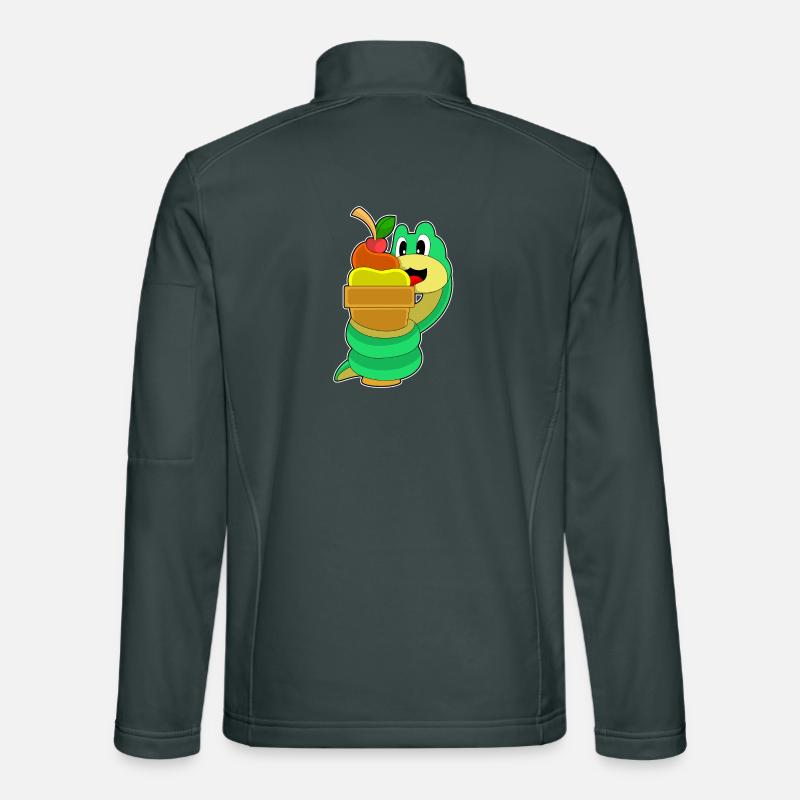 Crème glacée gaufre serpent Veste en tissu softshell Unisexe