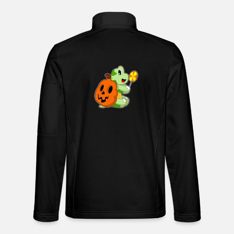 Turtle Halloween lollipop - Unisex Softshell Jacket - black