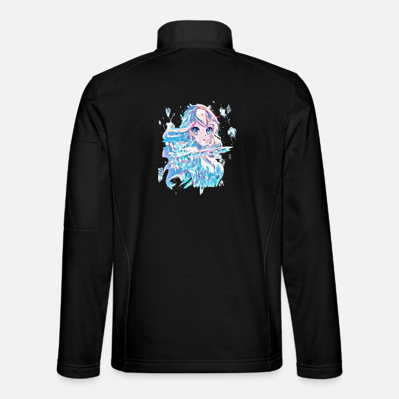 Princesse des glaces - Veste en tissu softshell Unisexe - noir