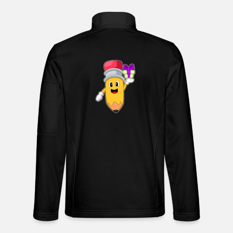 Bleistift Weihnachten Paket - Unisex Softshelljacke - Schwarz