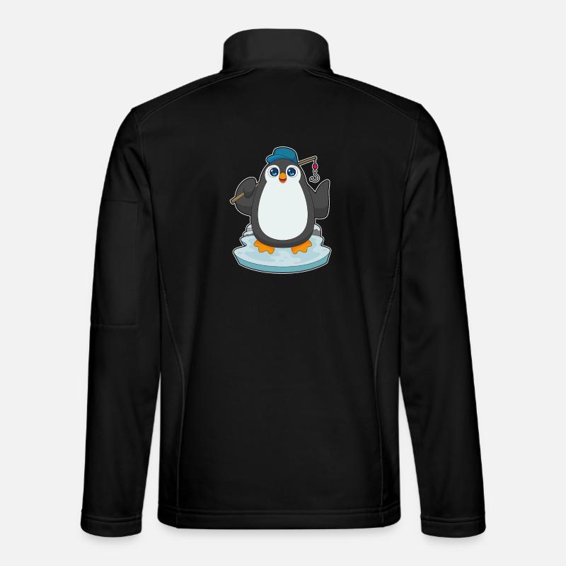 Canne à pêche Penguin Angler Canne à pêche Veste en tissu softshell Unisexe