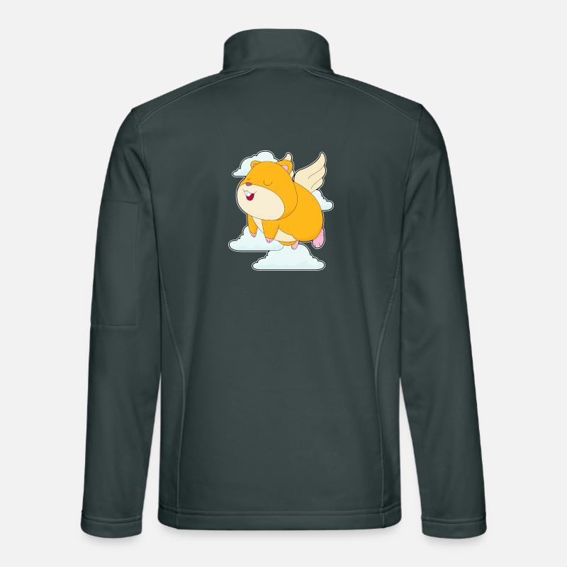 Hamster Clouds Unisex Softshell Jacket