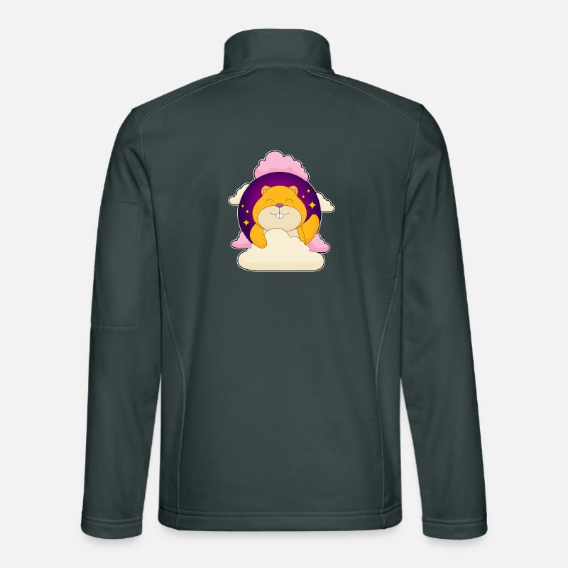 Hamster Clouds Unisex Softshell Jacket