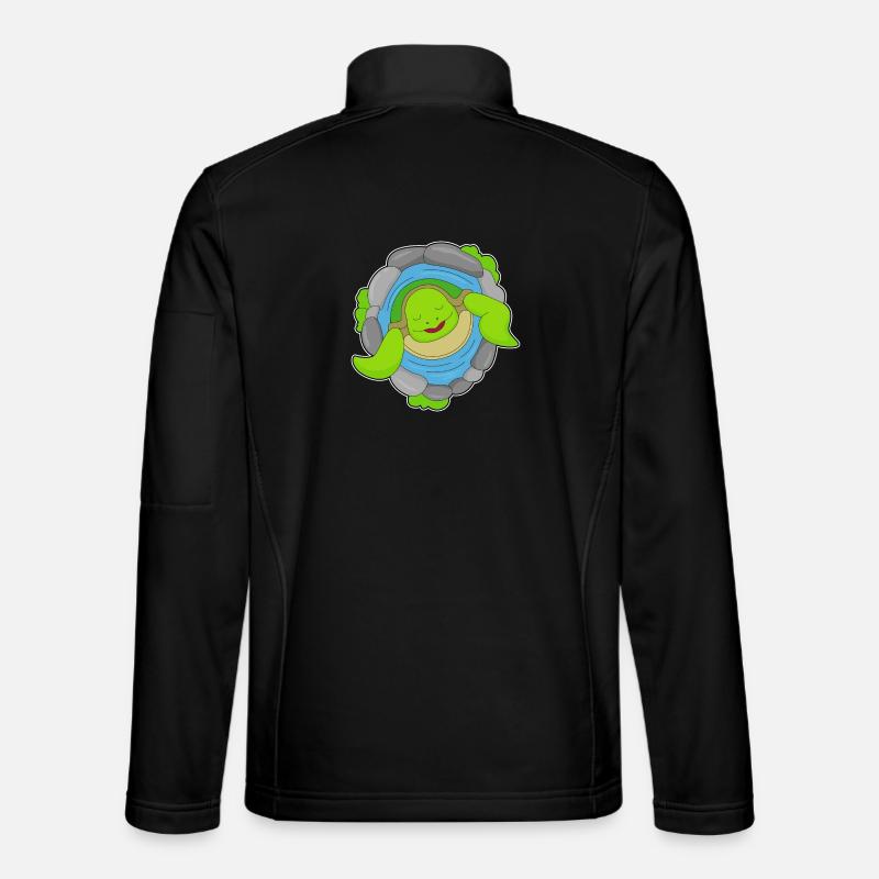 Turtle Fountain Unisex Softshell Jacket