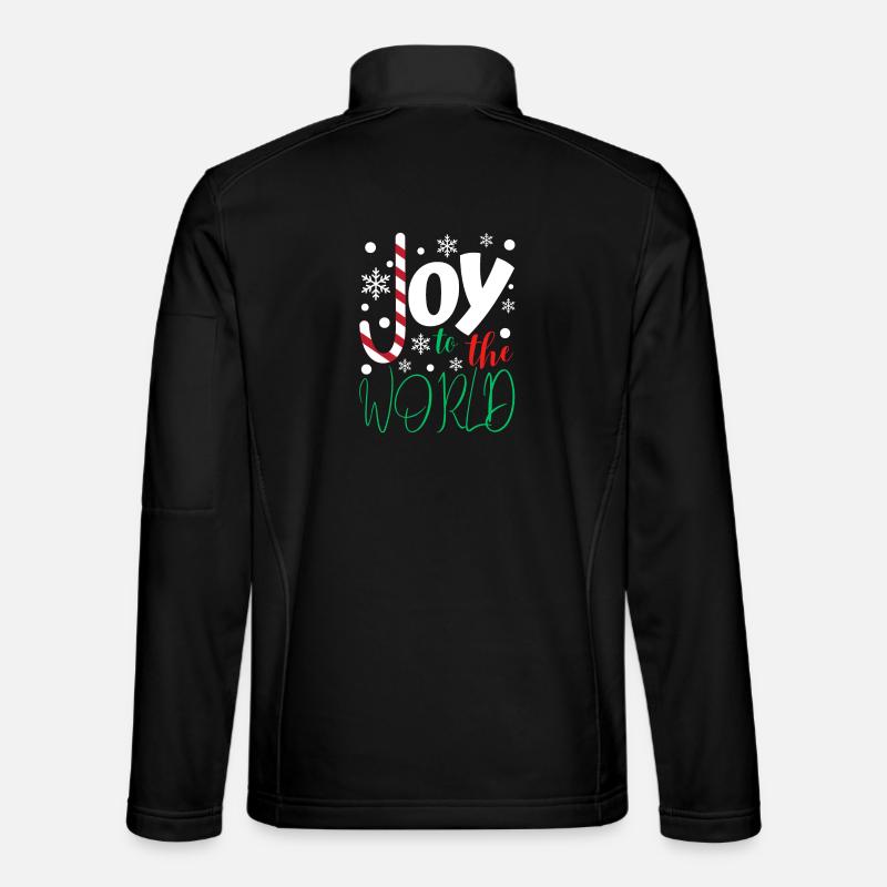 Joy in the world - Unisex Softshell Jacket - black