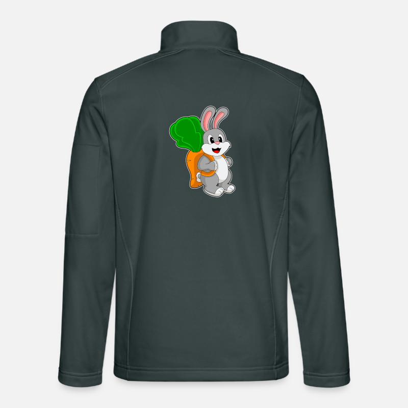 École de sac à dos lapin étudiant Veste en tissu softshell Unisexe